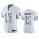 Men & Youth #13 Hunter Renfrow Raiders Color Rush Limited White Jersey__2064