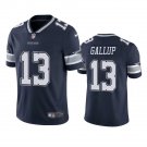 Men & Youth #13 Michael Gallup Dallas Cowboys Color Rush Limited Navy Jersey__2176