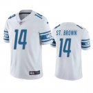 Men & Youth #14 Amon-Ra St. Brown Detroit Lions Color Rush Limited White Jersey