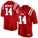 Men & Youth #14 D.K. Metcalf Ole Miss Rebels College Football Jersey Red