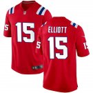 Men & Youth #15 Ezekiel Elliott New England Patriots Game White Jersey