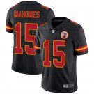 Men & Youth #15 Patrick Mahomes Kansas City Chiefs Color Rush Limited Black Jersey