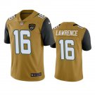 Men & Youth #16 Trevor Lawrence Jacksonville Jaguars Color Rush Limited Yellow Jersey
