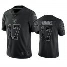 Men & Youth #17 Davante Adams Las Vegas Raiders Black Reflective Limited Jersey