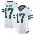 Men & Youth #17 Garrett Wilson New York Jets Color Rush Limited Legacy White Jersey