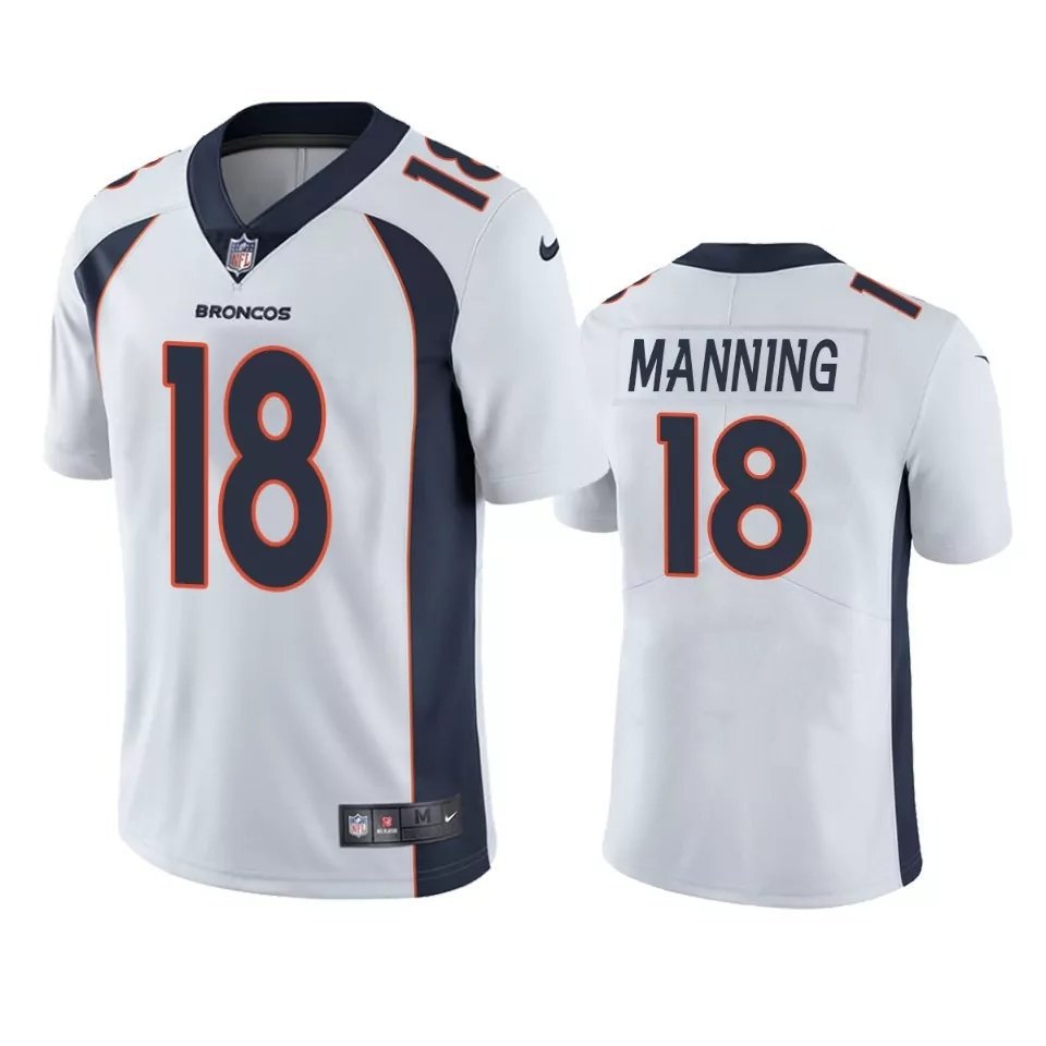 Men & Youth #18 Peyton Manning Denver Color Rush Limited White Jersey
