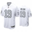 Men & Youth #19 Tyree Wilson Las Vegas Raiders White Stitched Jersey