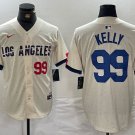 Men's Los Angeles Dodgers Joe Kelly Number Cream 2024 City Connect Jersey