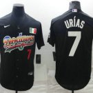 Men's Los Angeles Dodgers Julio Urias Black Cool Base Fashion Jersey