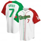 Men's Los Angeles Dodgers Julio Urias White Mexican Heritage Cool Base Stitched Jersey