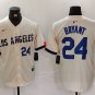 Men's Los Angeles Dodgers Kobe Bryant Number Cream 2024 City Jersey