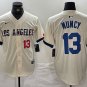 Men's Los Angeles Dodgers Max Muncy Number Cream 2024 City Connect Jersey