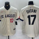Men's Los Angeles Dodgers Shohei Ohtani Cream 2024 City Connect Jersey