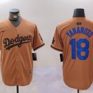 Men's Los Angeles Dodgers Yoshinobu Yamamoto Olive Cool Base Limited Jersey