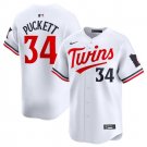 Men's Minnesota Twins Kirby Puckett White 2024 Home Cool Baseball Jersey