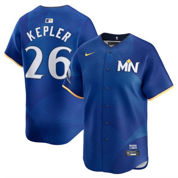 Men's Minnesota Twins Max Kepler Royal 2024 City Connect Limited Stitched Baseball Jersey