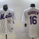 Men's New York Mets #16 Dwight Gooden White Cool Base Stitched Jerseys