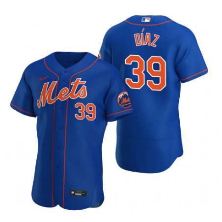 Men's New York Mets Edwin Diaz Flex Baseball Jersey Royal Blue