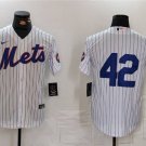 Men's New York Mets Jackie Robinson White Cool Base Stitched Baseball Jersey