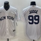 Men's New York Yankees Aaron Judge White Cool Base Stitched Baseball Jersey