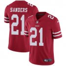 Men & Youth #21 Deion Sanders San Francisco 49ers Color Rush Limited Red Jersey