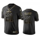 Men & Youth #21 Ezekiel Elliott Dallas Cowboys Black Golden Edition Jersey