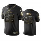 Men & Youth #22 Harrison Smith Minnesota Vikings Blcak Golden Edition Jersey