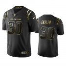 Men & Youth #30 Austin Ekeler Los Angeles Chargers Black Golden Edition Jersey