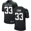 Men & Youth #33 Dalvin Cook New York Jets Game Black Jersey
