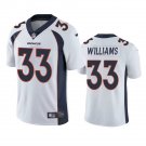 Men & Youth #33 Javonte Williams Denver Broncos Color Rush Limited White Jersey