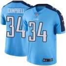 Men & Youth #34 Earl Campbell Tennessee Titans Color Rush Limited Blue Jersey