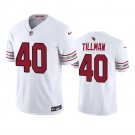 Men & Youth #40 Pat Tillman Arizona Cardinals Vapor F.U.S.E. Limited White Jersey