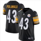 Men & Youth #43 Troy Polamalu Pittsburgh Steelers Color Rush Limited Black Jersey