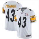 Men & Youth #43 Troy Polamalu Pittsburgh Steelers Color Rush Limited White Jersey