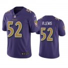 Men & Youth #52 Ray Lewis Baltimore Ravens Color Rush Limited Purple Jersey