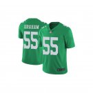 Men & Youth #55 Brandon Graham Philadelphia Eagles Color Rush Limited Green Jersey__2396