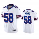 Men & Youth #58 Matt Milano Buffalo Bills Color Rush Limited White Jersey