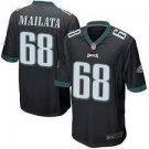 Men & Youth #68 Jordan Mailata Philadelphia Eagles Game Black Jersey