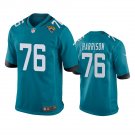 Men & Youth #76 Anton Harrison Jacksonville Jaguars Teal Game Jersey
