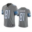 Men & Youth #81 Calvin Johnson Detroit Lions Color Rush Limited Gray Jersey