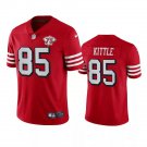 Men & Youth #85 George Kittle San Francisco 49ers Color Rush Limited Red Jersey__2367