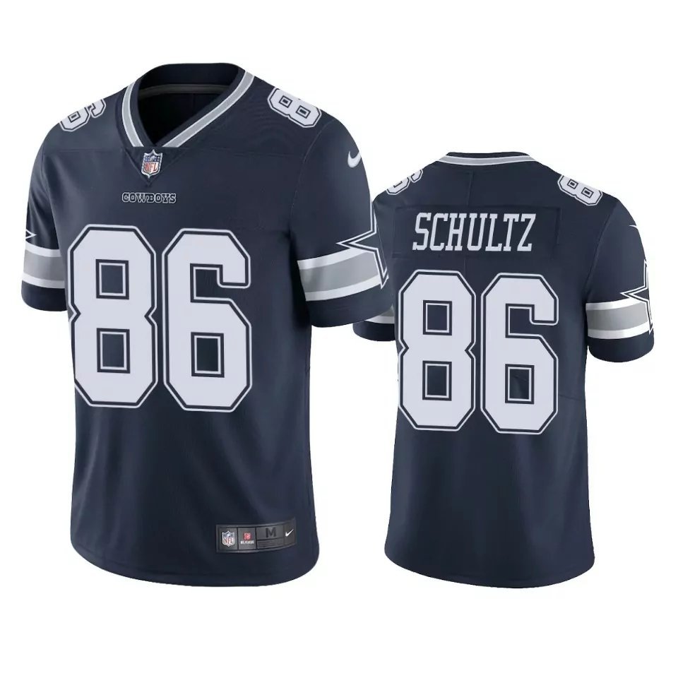 Men & Youth #86 Dalton Schultz Dallas Cowboys Color Rush Limited Navy Jersey__2184