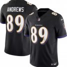 Men & Youth #89 Mark Andrews Baltimore Ravens Color Rush Vapor Limited Black Jersey
