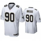 Men & Youth #90 Bryan Bresee New Orleans Saints White Game Jersey