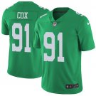 Men & Youth #91 Fletcher Cox Philadelphia Eagles Color Rush Limited Green Jersey
