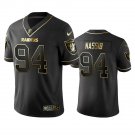 Men & Youth #94 Carl Nassib Raiders Black Golden Edition Jersey