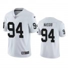 Men & Youth #94 Carl Nassib Raiders Color Rush Limited White Jersey
