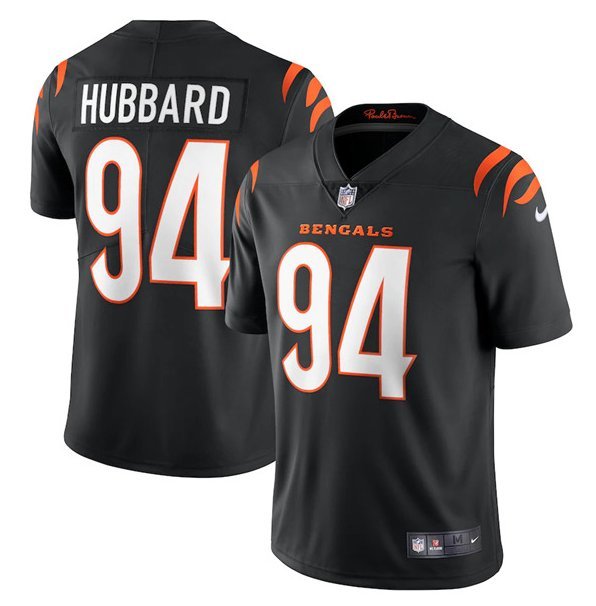 Men & Youth #94 Sam Hubbard Cincinnati Bengals Color Rush Limited Black Jersey