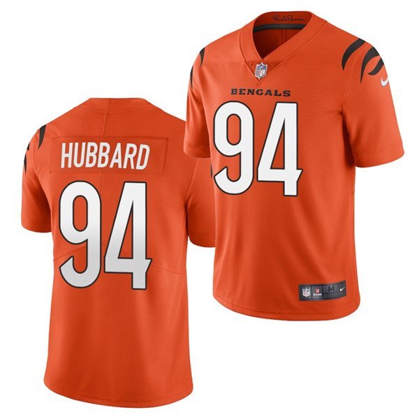 Men & Youth #94 Sam Hubbard Cincinnati Bengals Color Rush Limited Orange Jersey