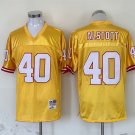Men’s Buccaneers Mike Alstott Gold Throwback Football Stitched Jersey